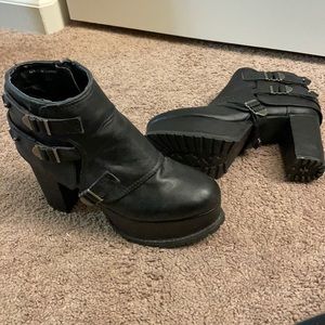 Beautiful black Deena and Ozzy booties.